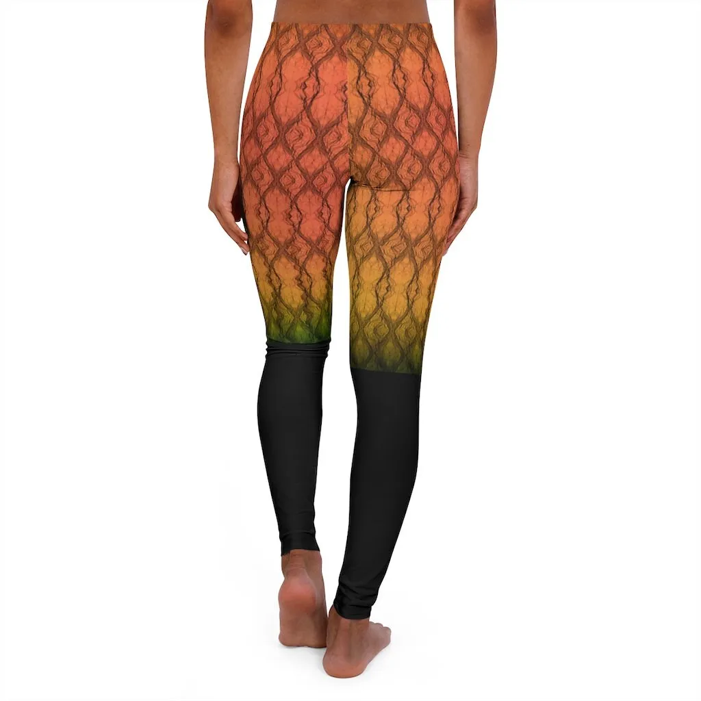 3tone Sunset Spandex lo rise Leggings,gym/yoga/lounge wear,comfortable,chillout wear,Christmas/Thanksgiving/Birthday/Women/Ladies Gifts