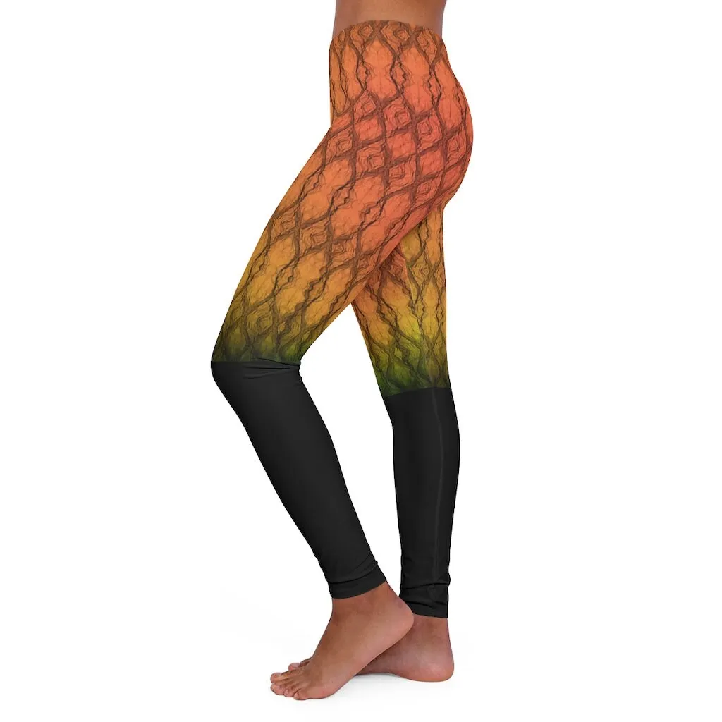 3tone Sunset Spandex lo rise Leggings,gym/yoga/lounge wear,comfortable,chillout wear,Christmas/Thanksgiving/Birthday/Women/Ladies Gifts