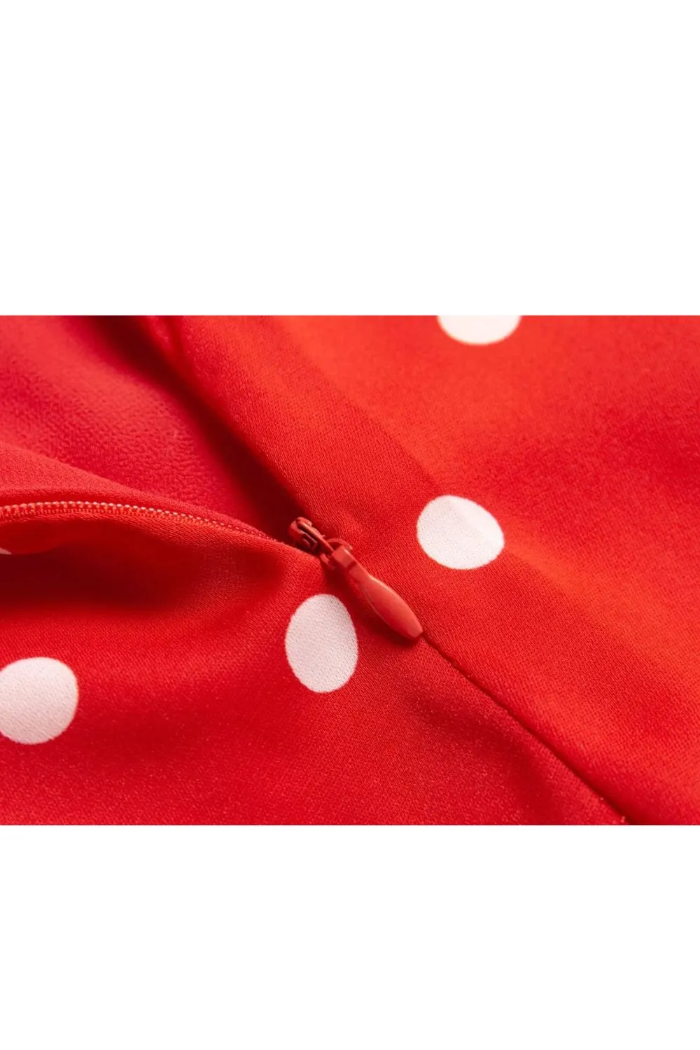 'Alice' Red Polka Dot Midi Skirt