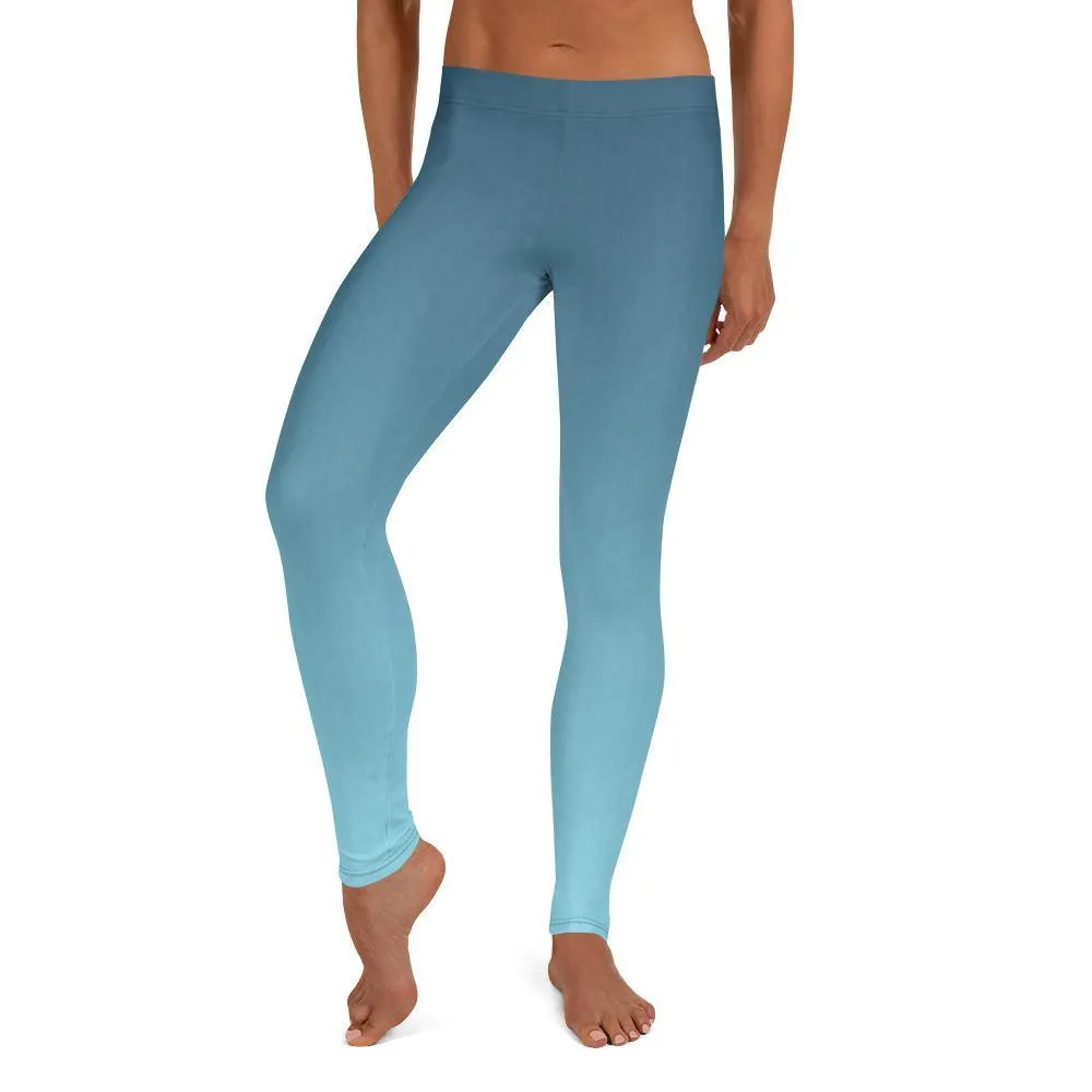 Arctic Sky Ombre Low Waist Leggings