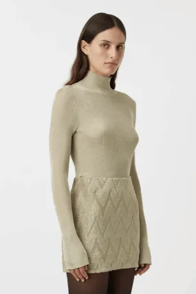 Aretz Turtleneck Champagne