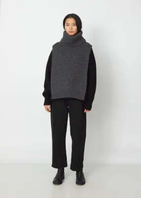 Aso Turtleneck Dickey — Grey Melange