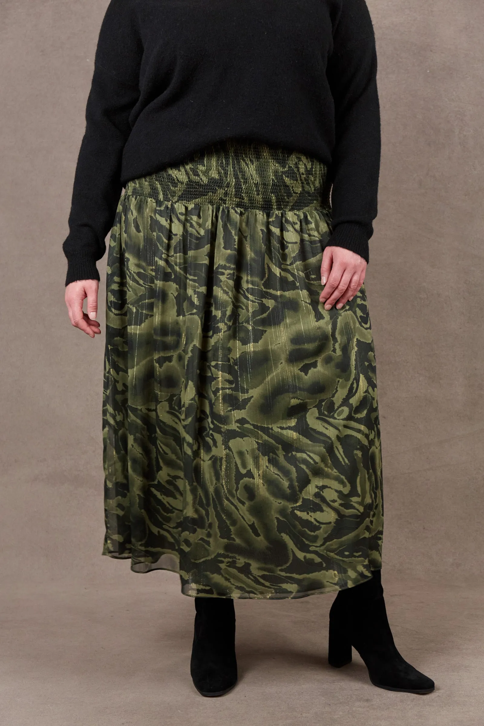 Bantu Maxi Skirt - Fern