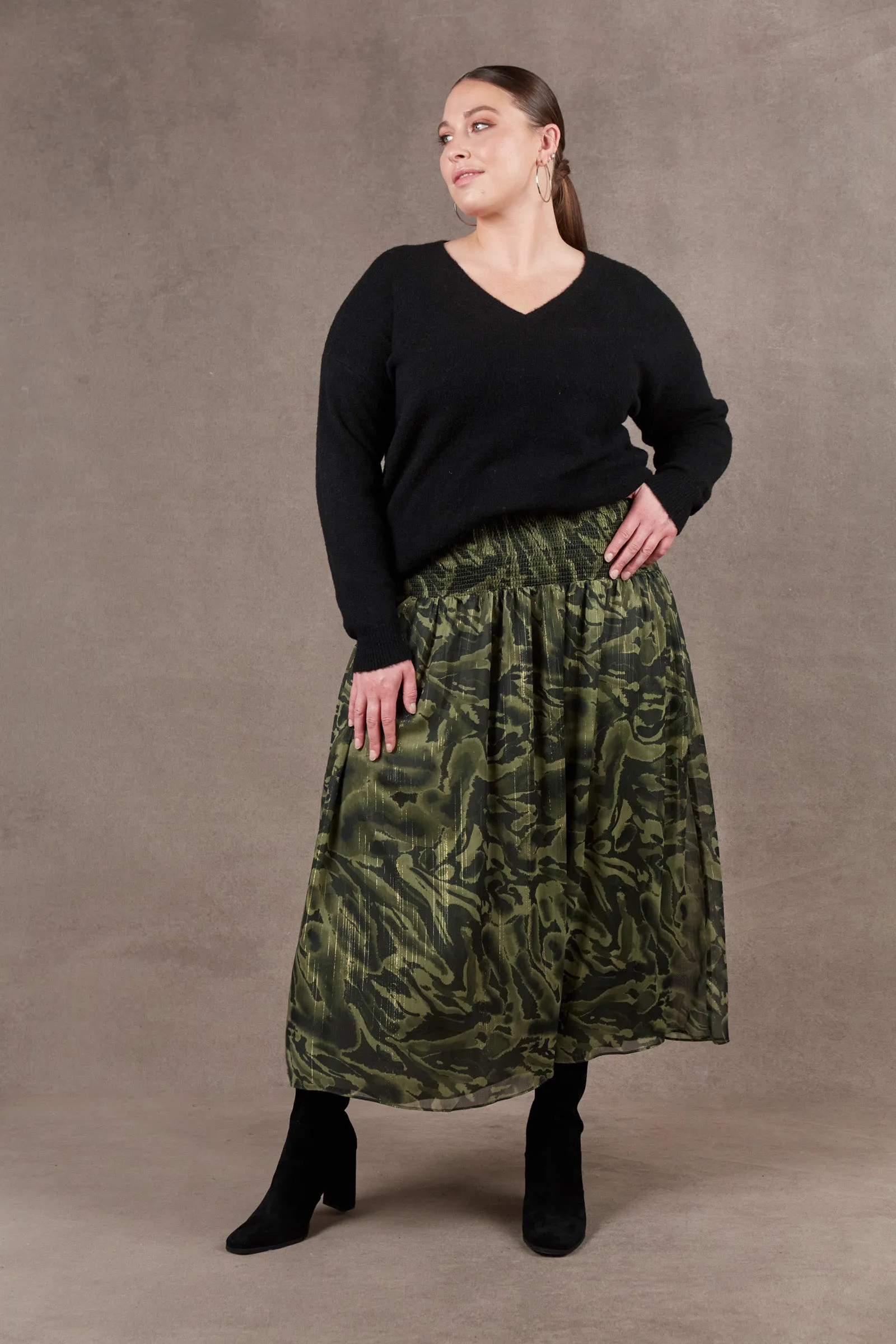 Bantu Maxi Skirt - Fern