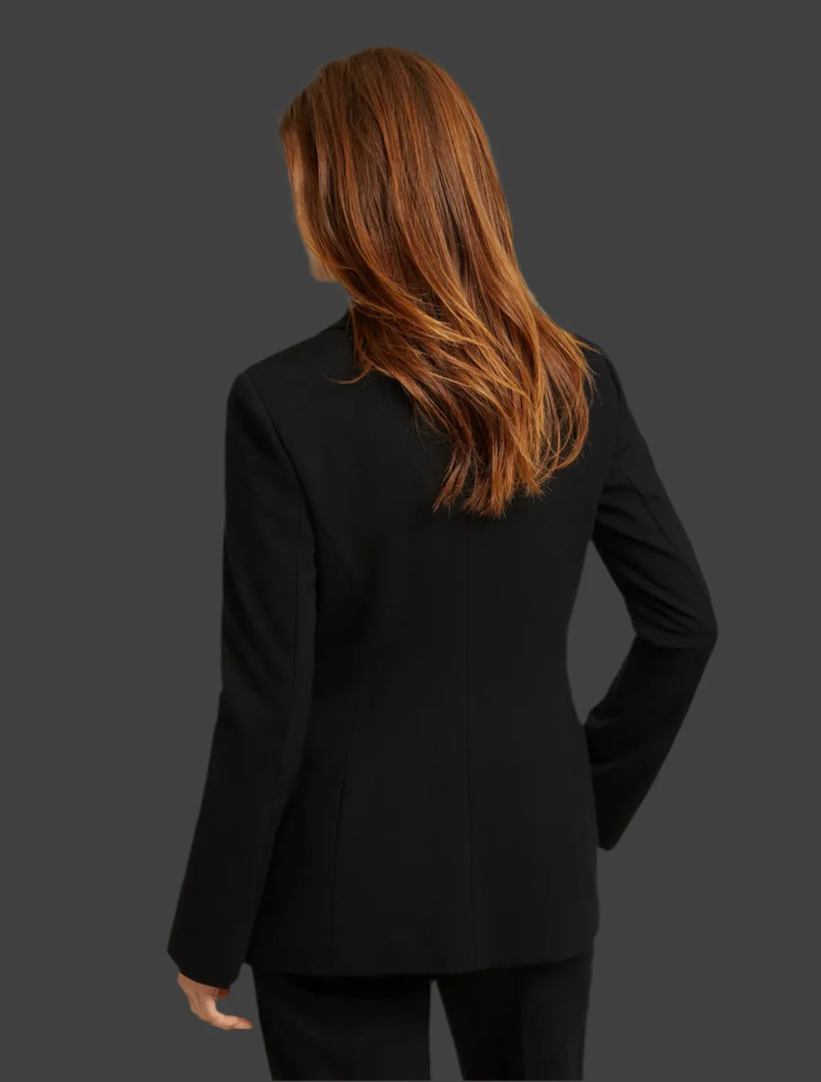 Black  Blazer Pant suit