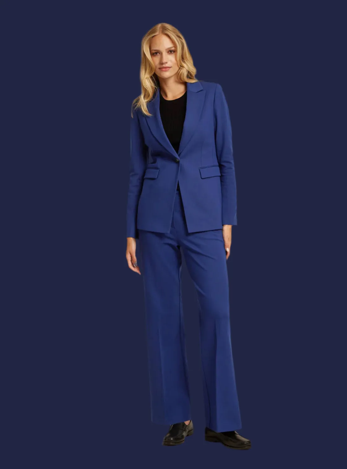 Black  Blazer Pant suit