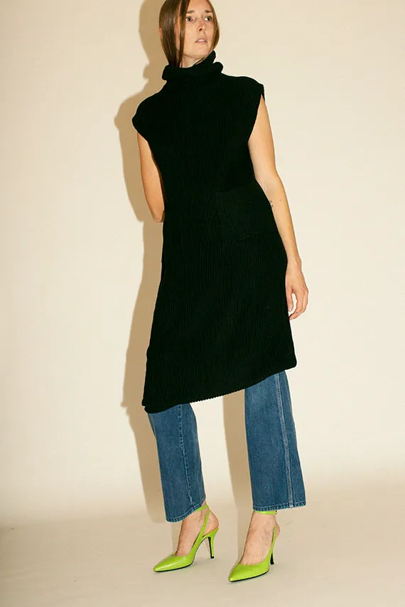 Black Knit Fadia Dress