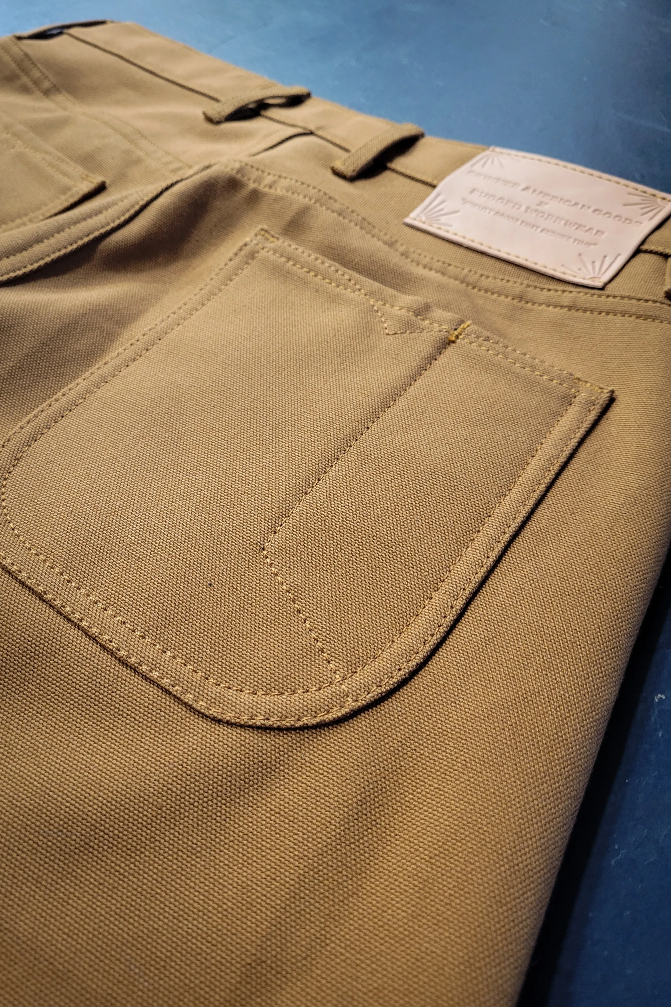 Casual Denim Pants - 12oz. USA Tan Canvas