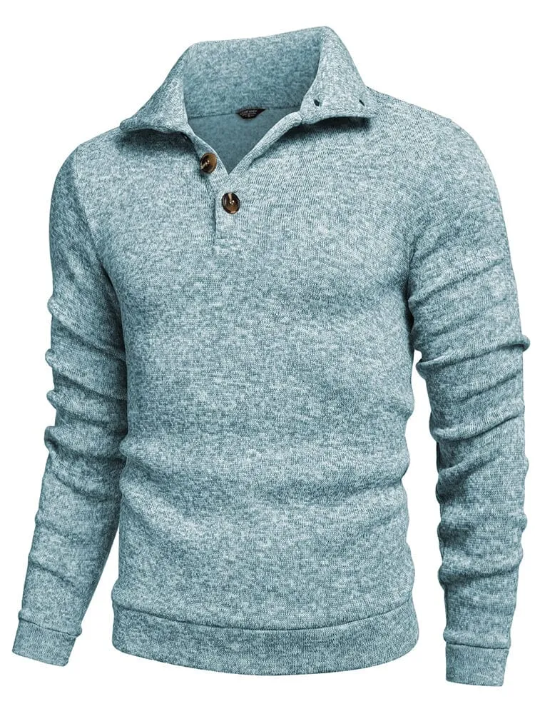 Casual Thermal Texured Knitted Sweatshirt (US Only)