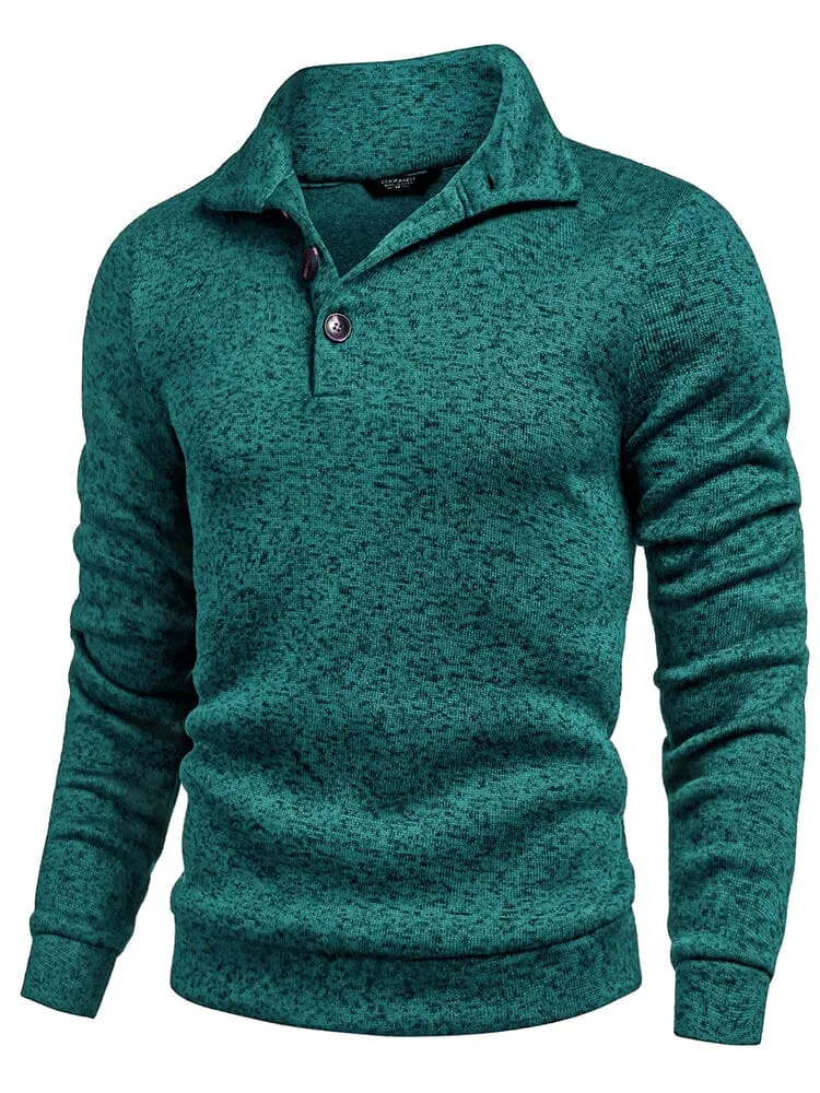 Casual Thermal Texured Knitted Sweatshirt (US Only)