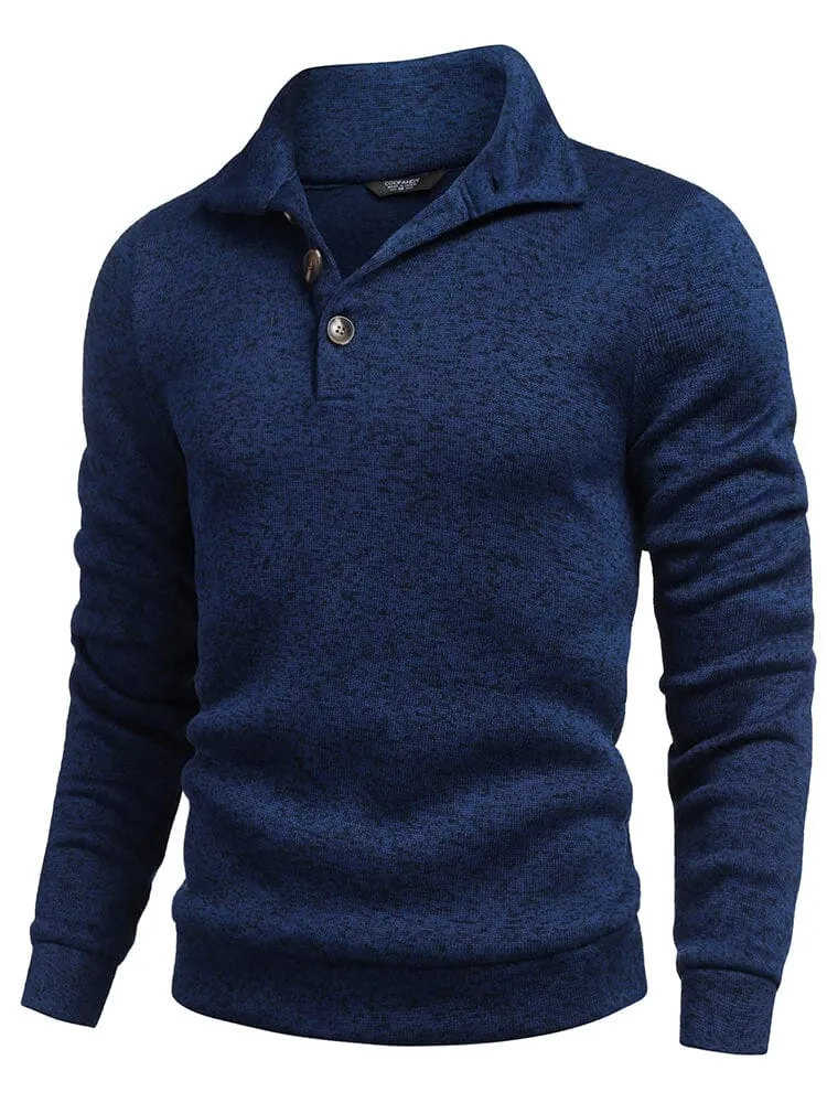 Casual Thermal Texured Knitted Sweatshirt (US Only)