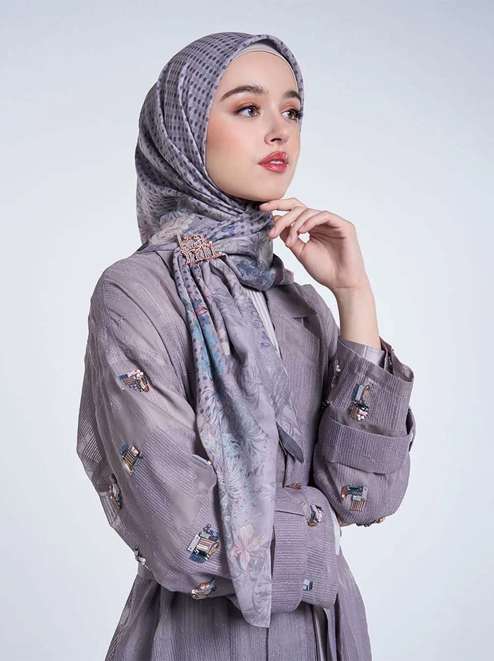 CEDARRA SIGNATURE SCARF LAVENDER