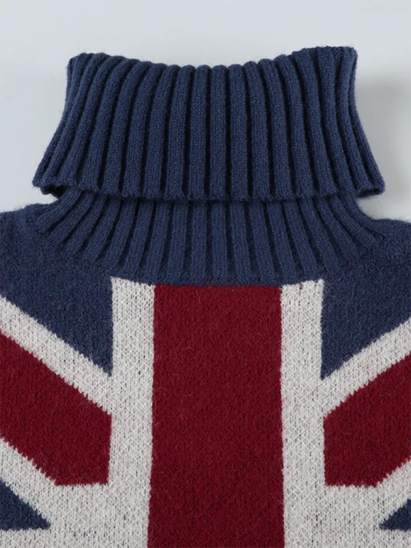 Classic Union Jack Sweater - Turtleneck Jumper