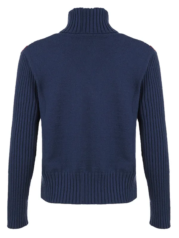 Classic Union Jack Sweater - Turtleneck Jumper