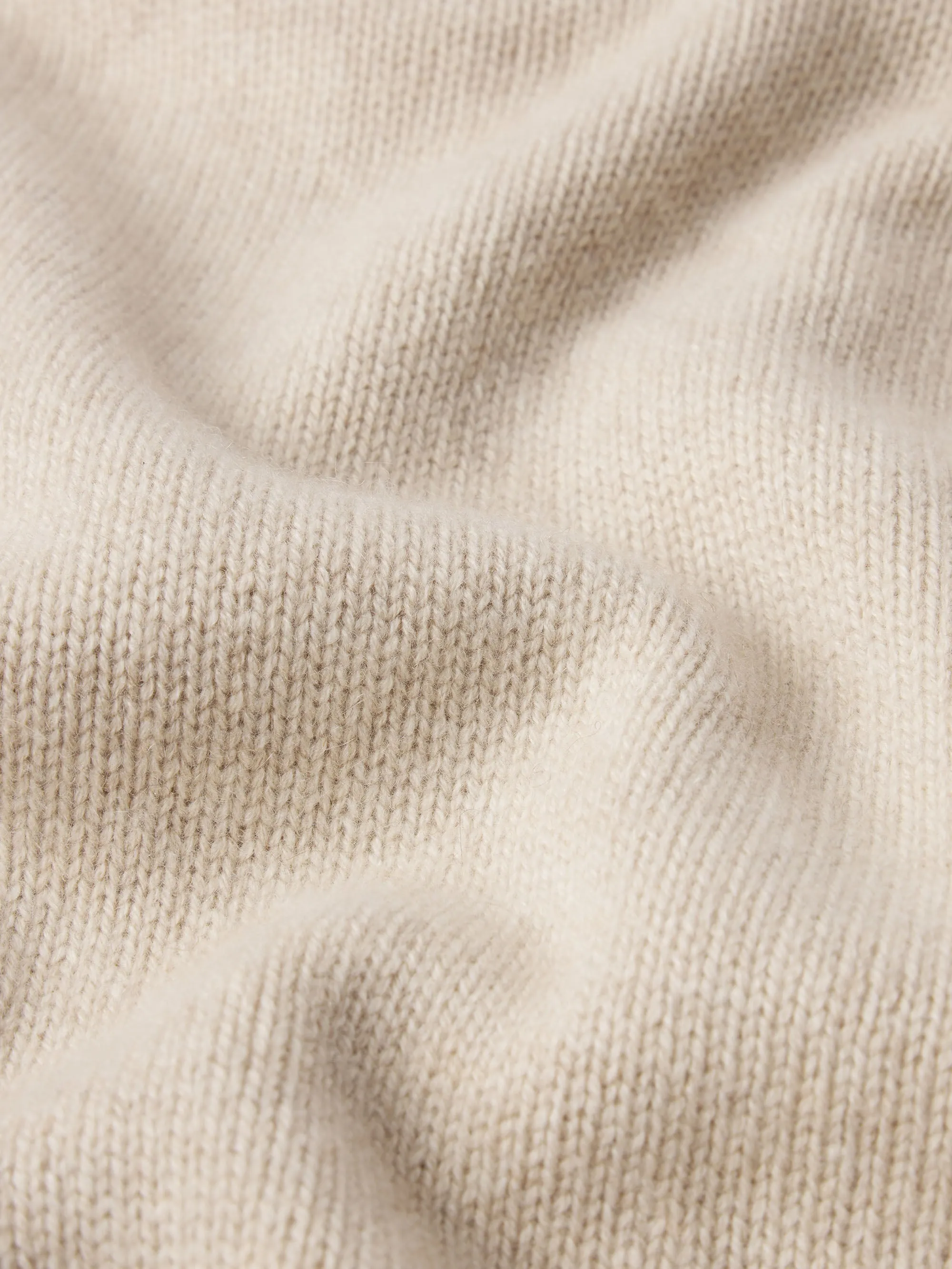 Clean Turtleneck Sweater -- Oatmeal Heather