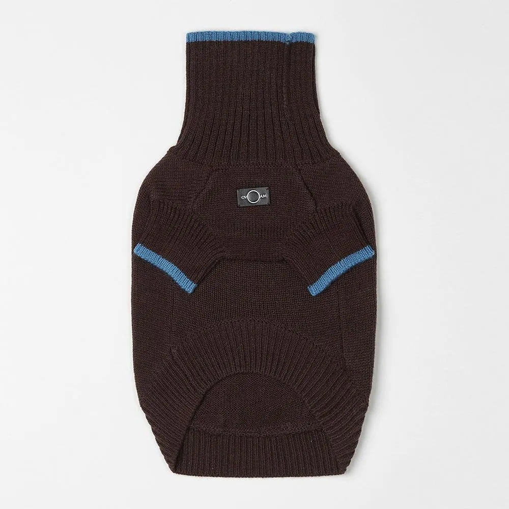 Contrast Turtleneck Jumper