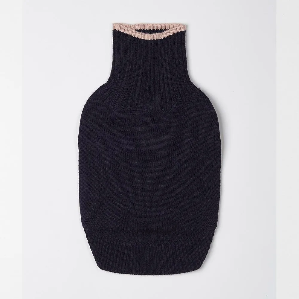 Contrast Turtleneck Jumper