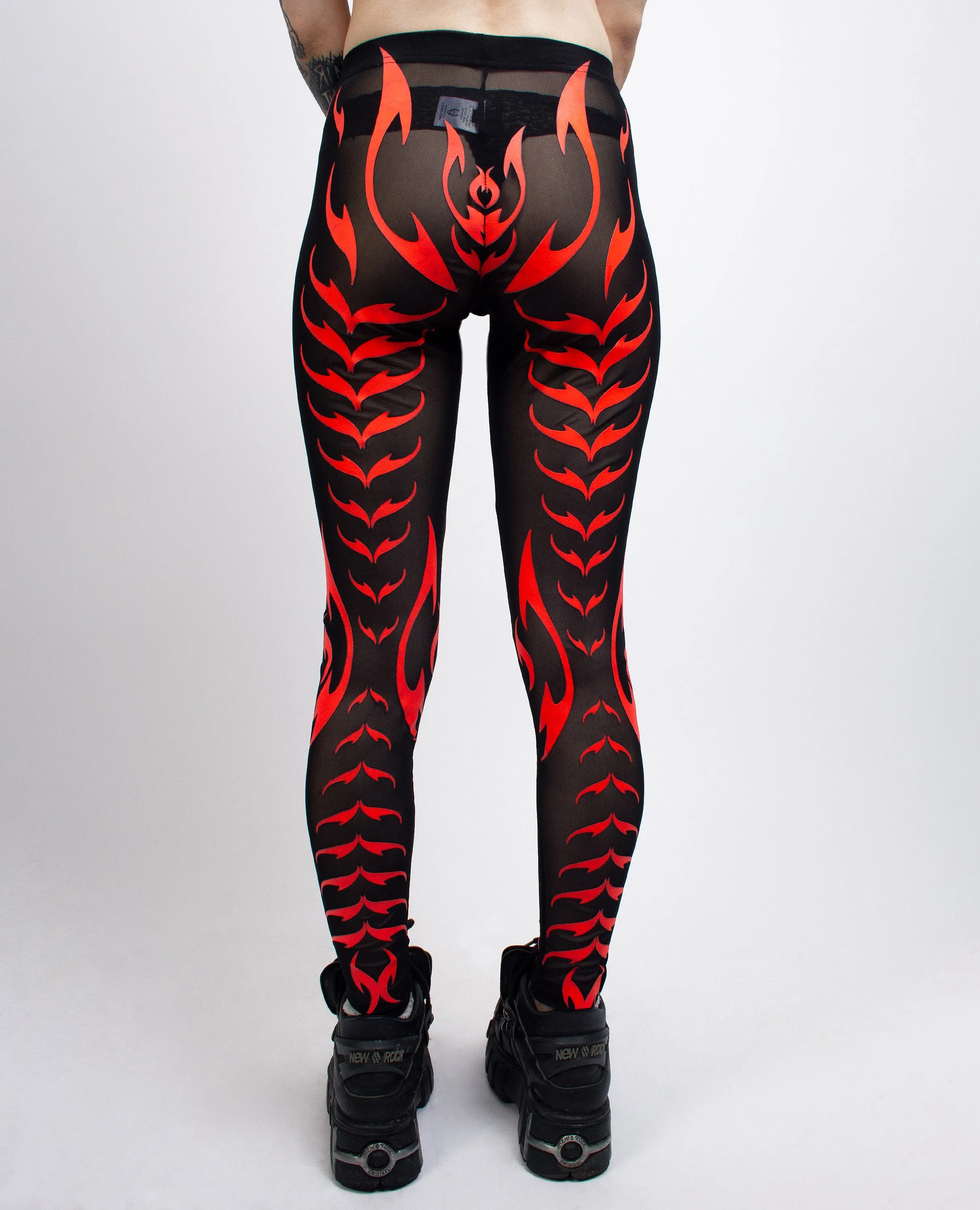 CYBER LEGGING TRIBAL PHOENIX