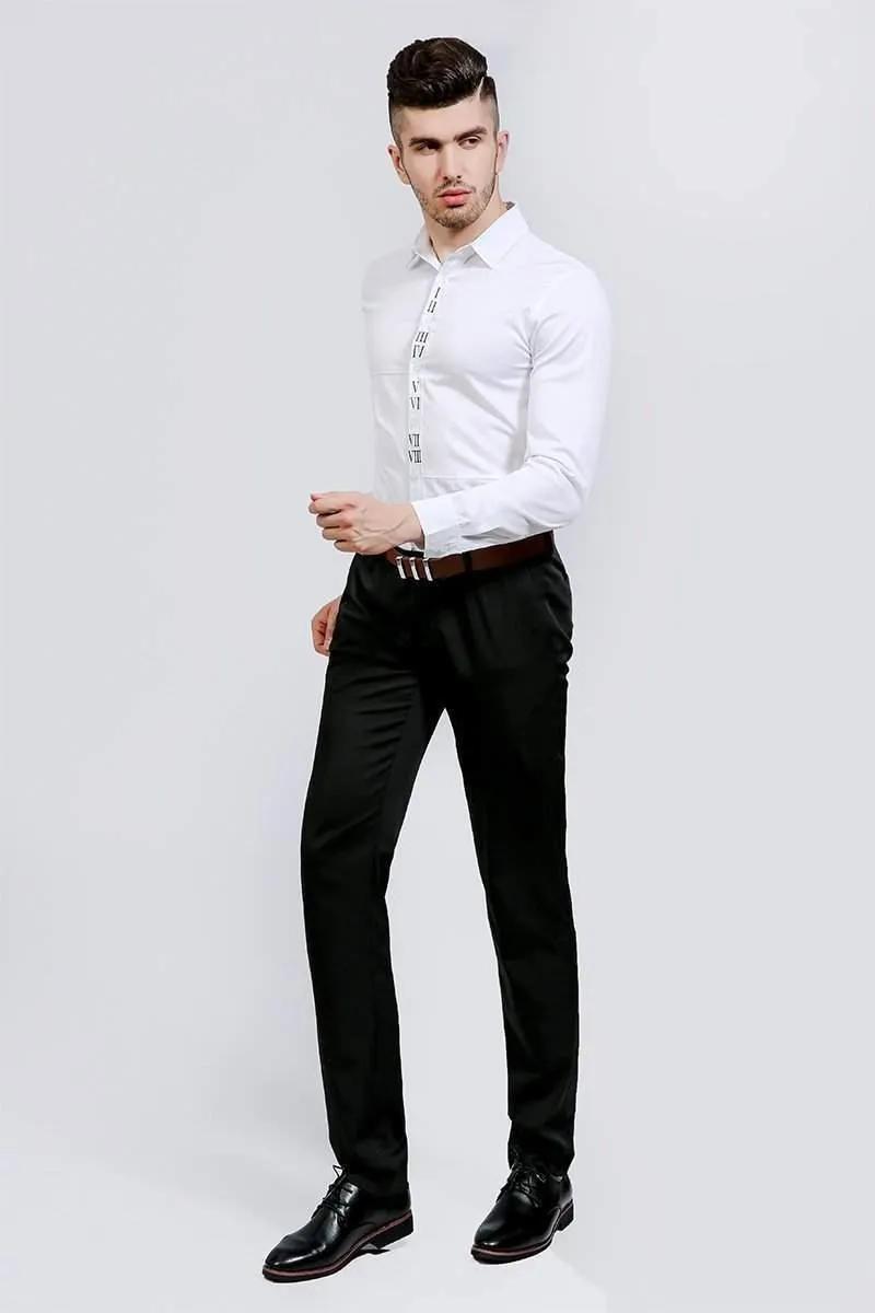 Dress Shirts For Men, Fashion Design Slim Fit Casual Shirt