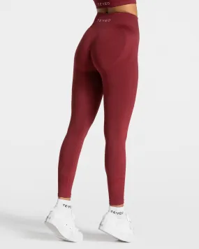 Elevate Leggings "Weinrot"