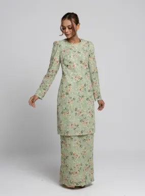 Emanuel Chiffon Mini Kurung - Green