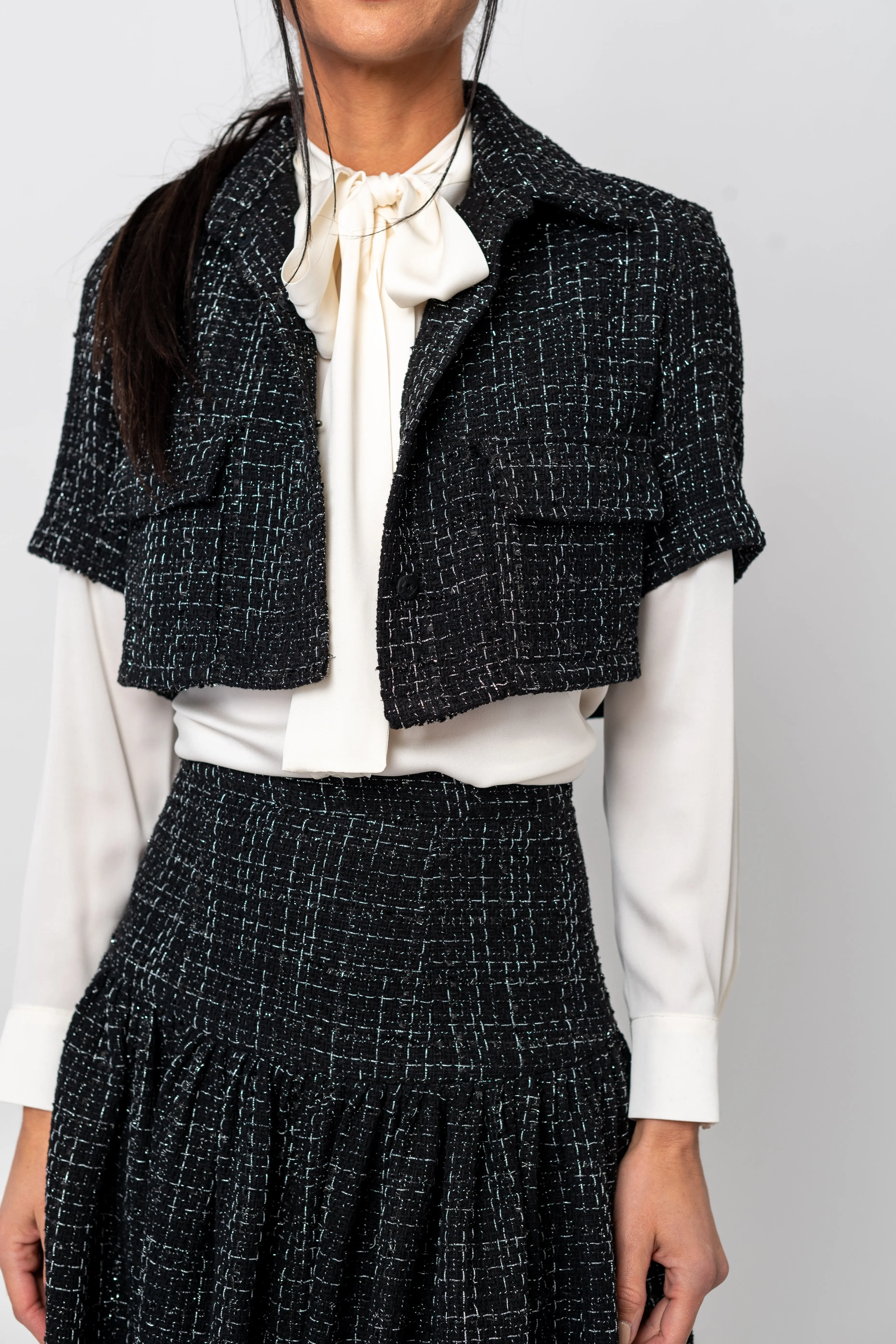 Erica Cropped Boucle Jacket