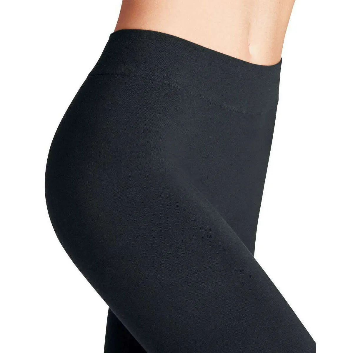 Falke Cotton Seamless Leggings - Graphite Grey