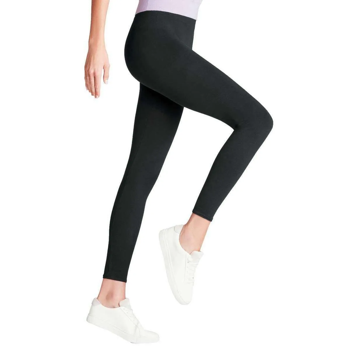 Falke Cotton Seamless Leggings - Graphite Grey