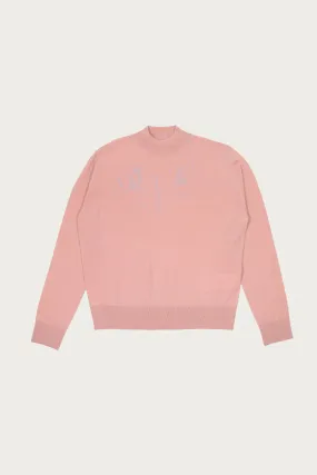 Fine Wool Turtleneck - Antique Rose