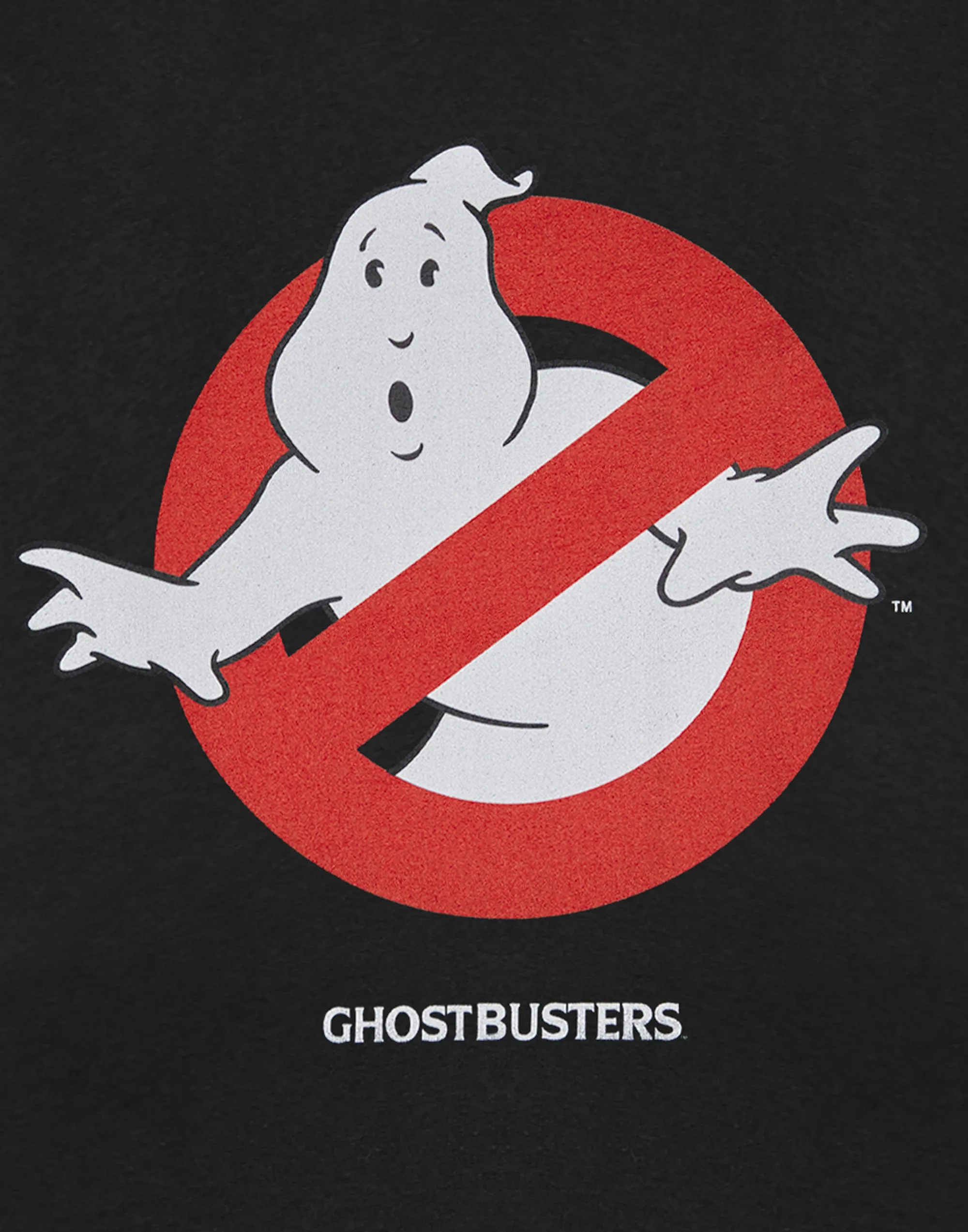 Ghostbusters Classic Logo Unisex Kids Black Short Sleeved T-Shirt