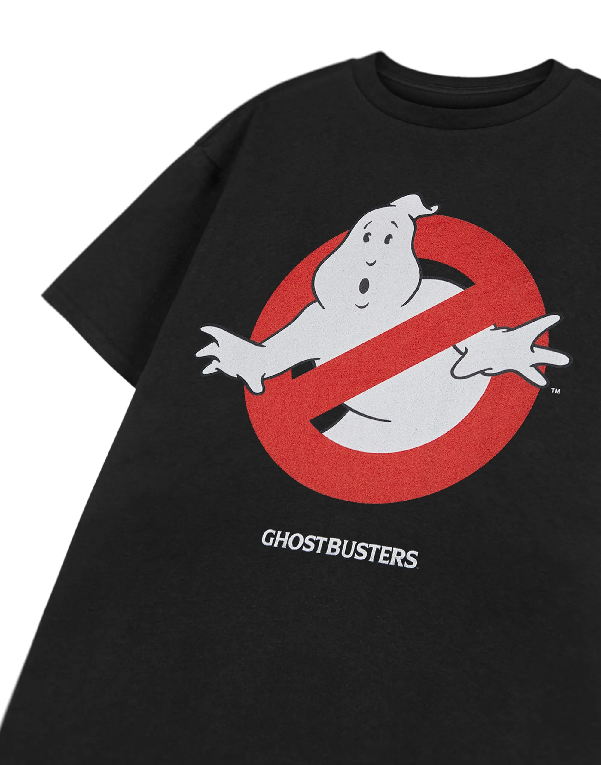 Ghostbusters Classic Logo Unisex Kids Black Short Sleeved T-Shirt