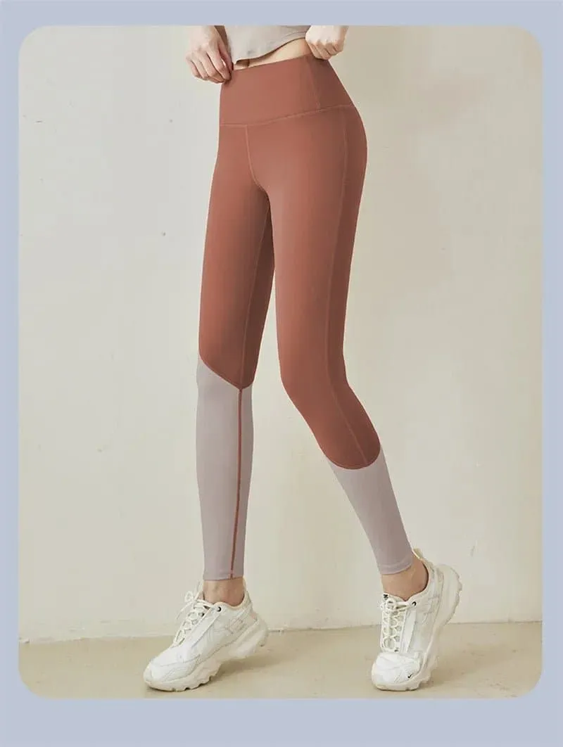 High Waist Yoga Leggings for Women - Moisture-Wicking, Ankle-Length Pants