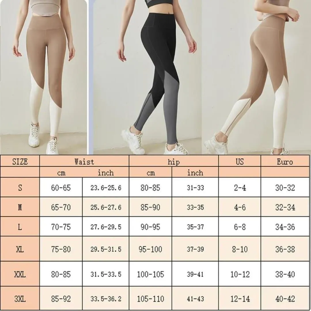 High Waist Yoga Leggings for Women - Moisture-Wicking, Ankle-Length Pants