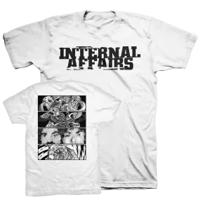 Internal Affairs "Discography" White T-Shirt