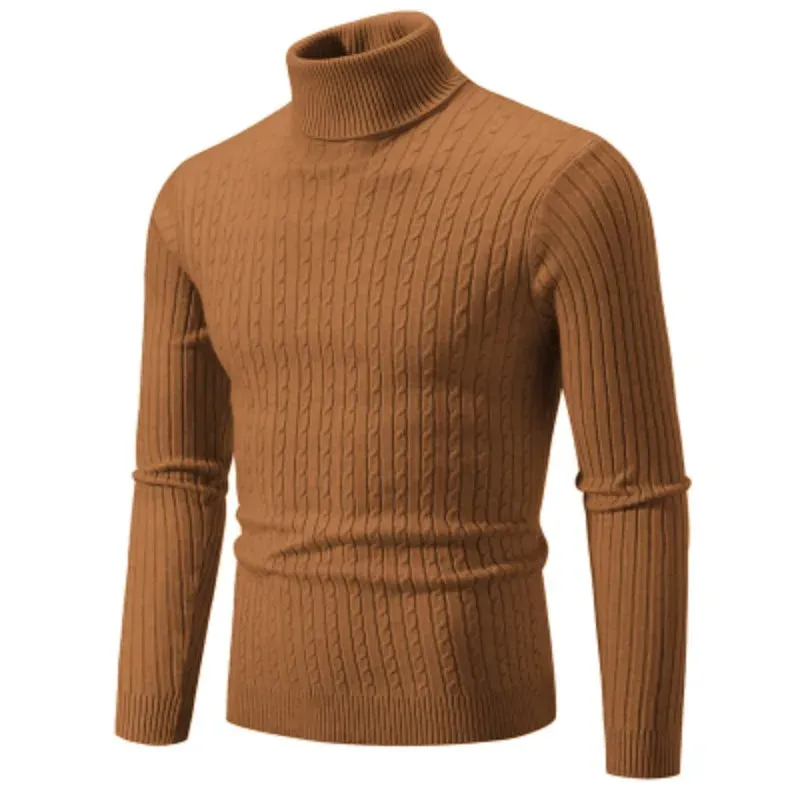 Jacob™ | Fitted Ribbed Turtleneck Sweater