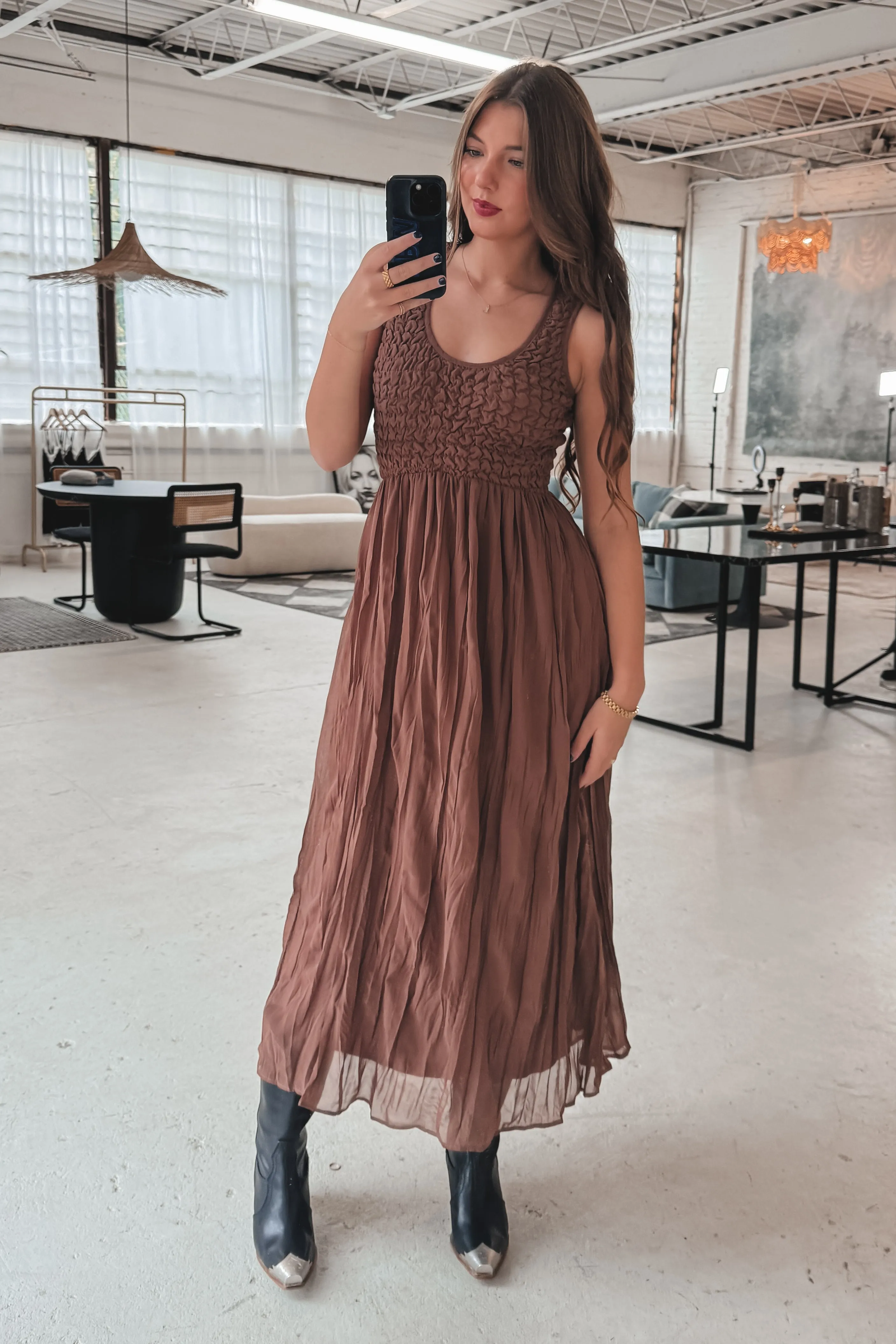 Keep It Casual But Obviously Cute Brown Maxi