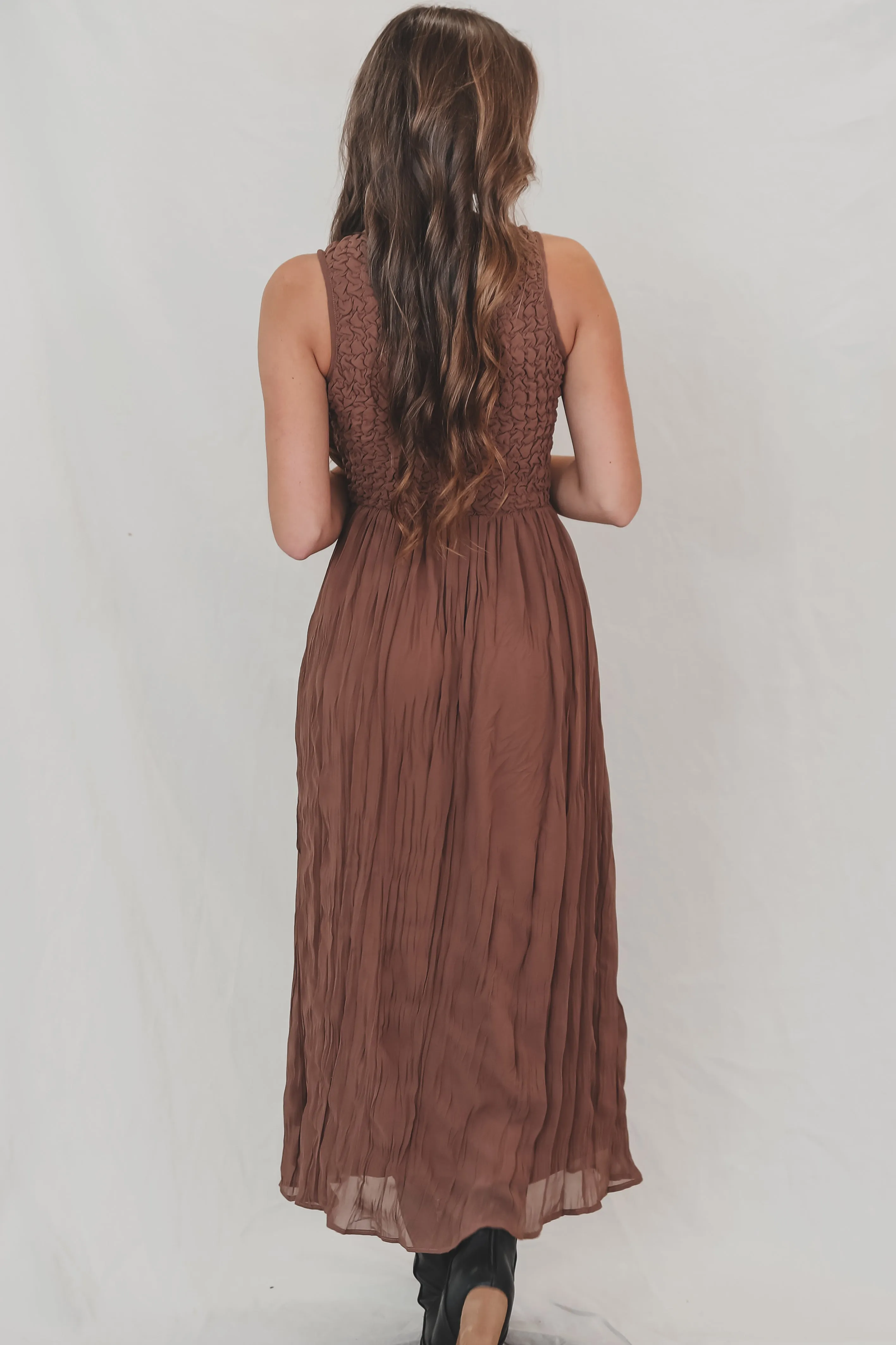 Keep It Casual But Obviously Cute Brown Maxi