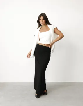 Lindsay Maxi Skirt (Black)