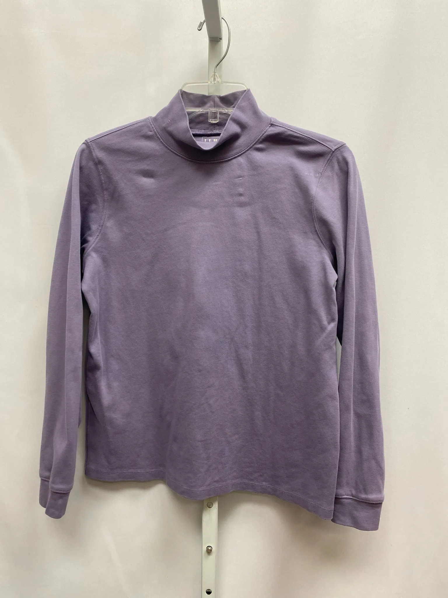 LL Bean Size Medium Purple Long Sleeve Top