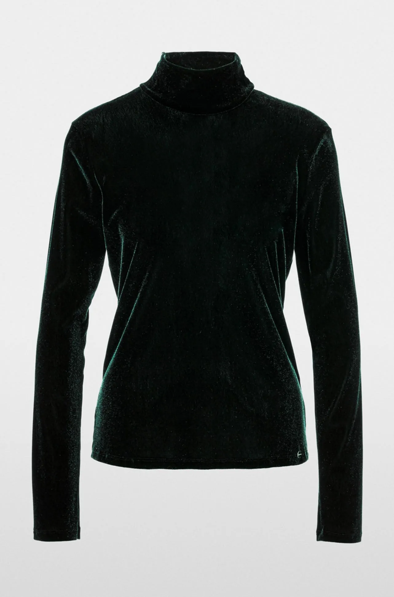 Marc Cain - Figure-hugging T-shirt with Turtleneck