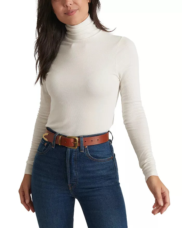 Marine Layer Lexi Ribbed Turtleneck Top