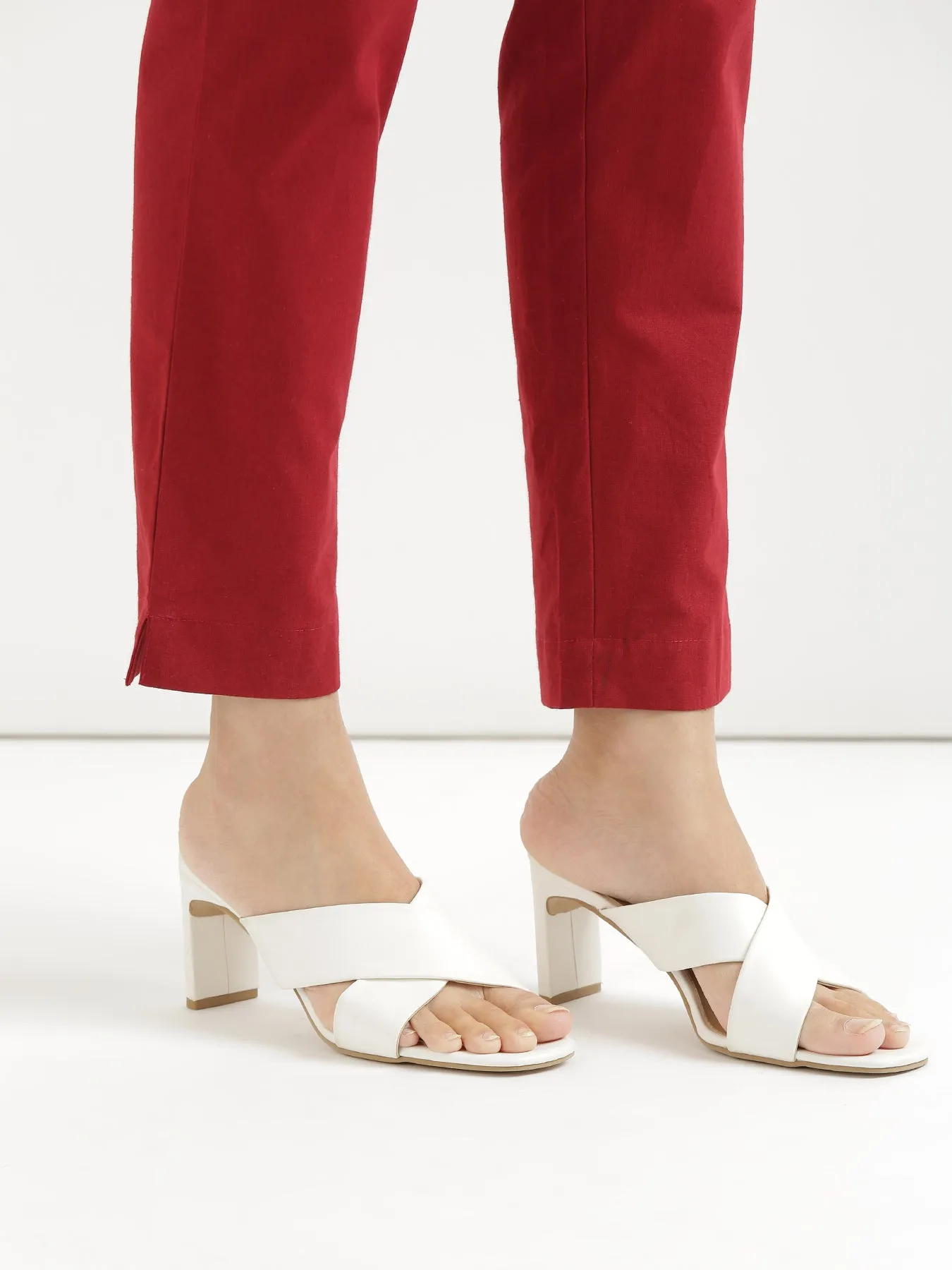 Maroon Cotton Pant