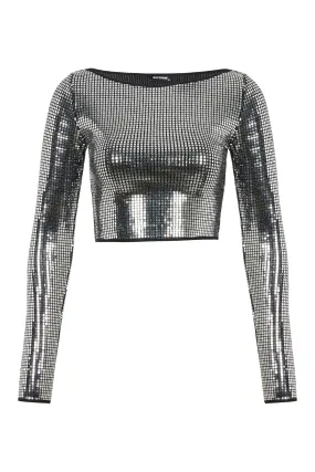 Metallic Jersey Top