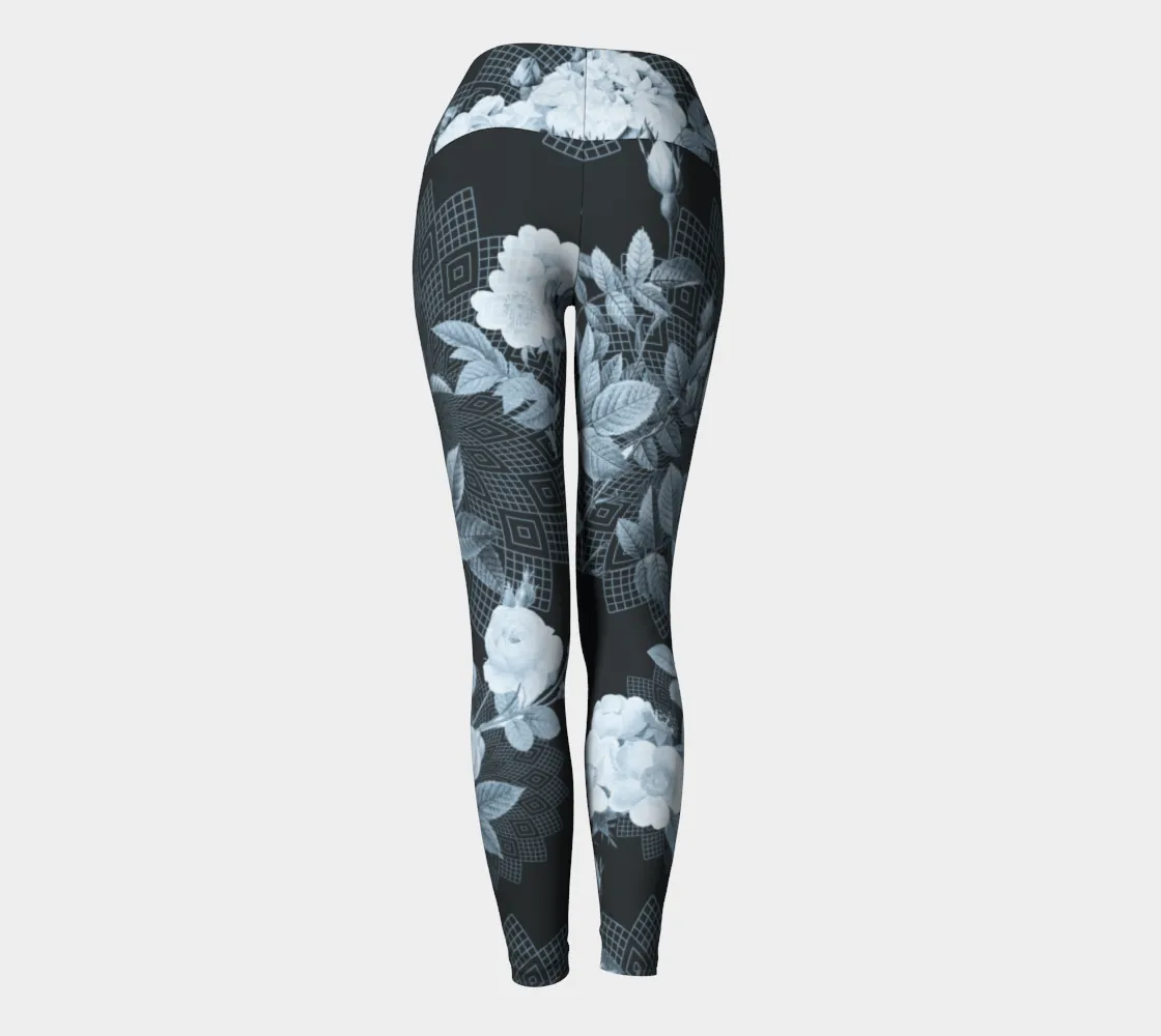 Midnight Floral Yoga Leggings