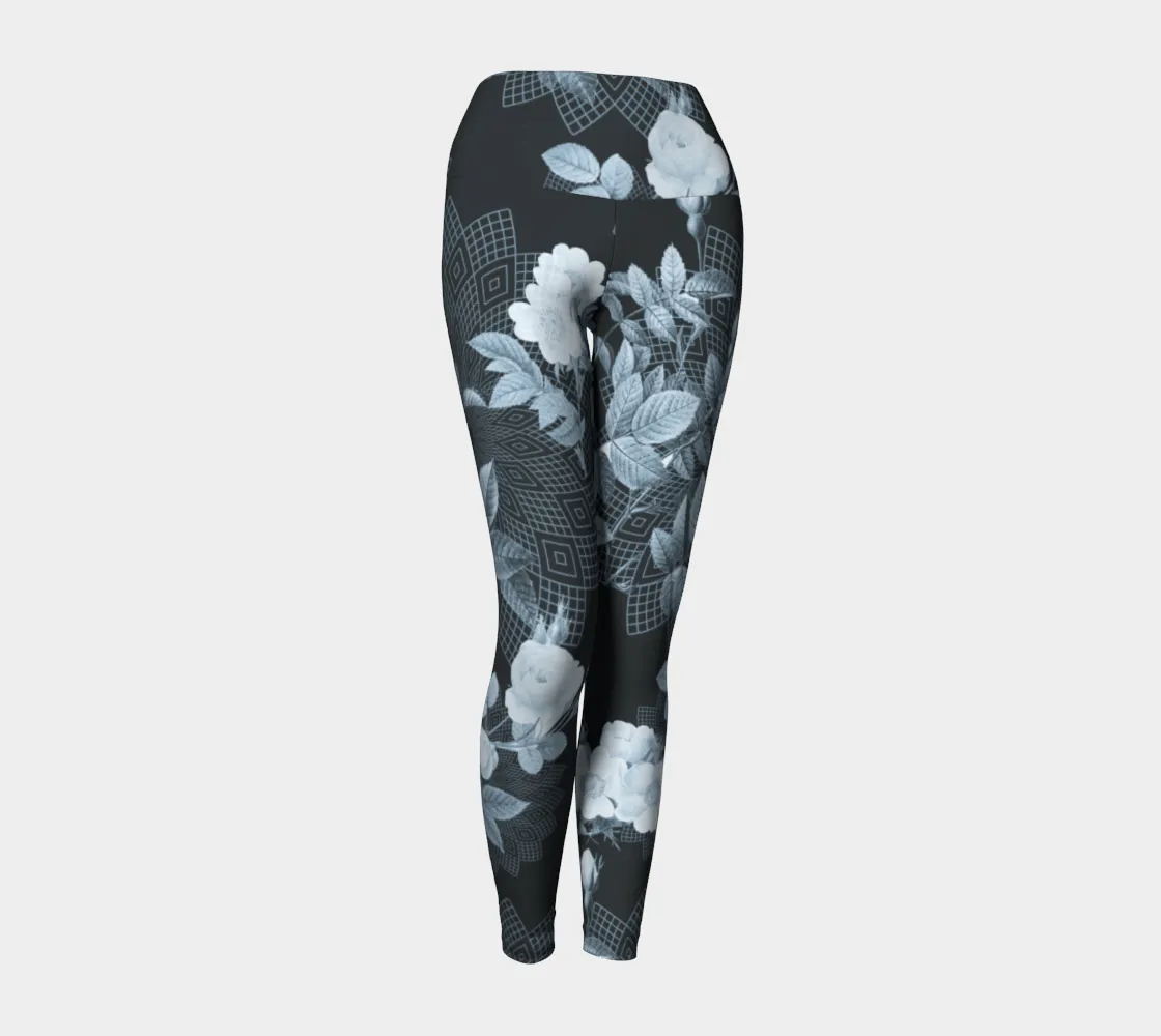 Midnight Floral Yoga Leggings