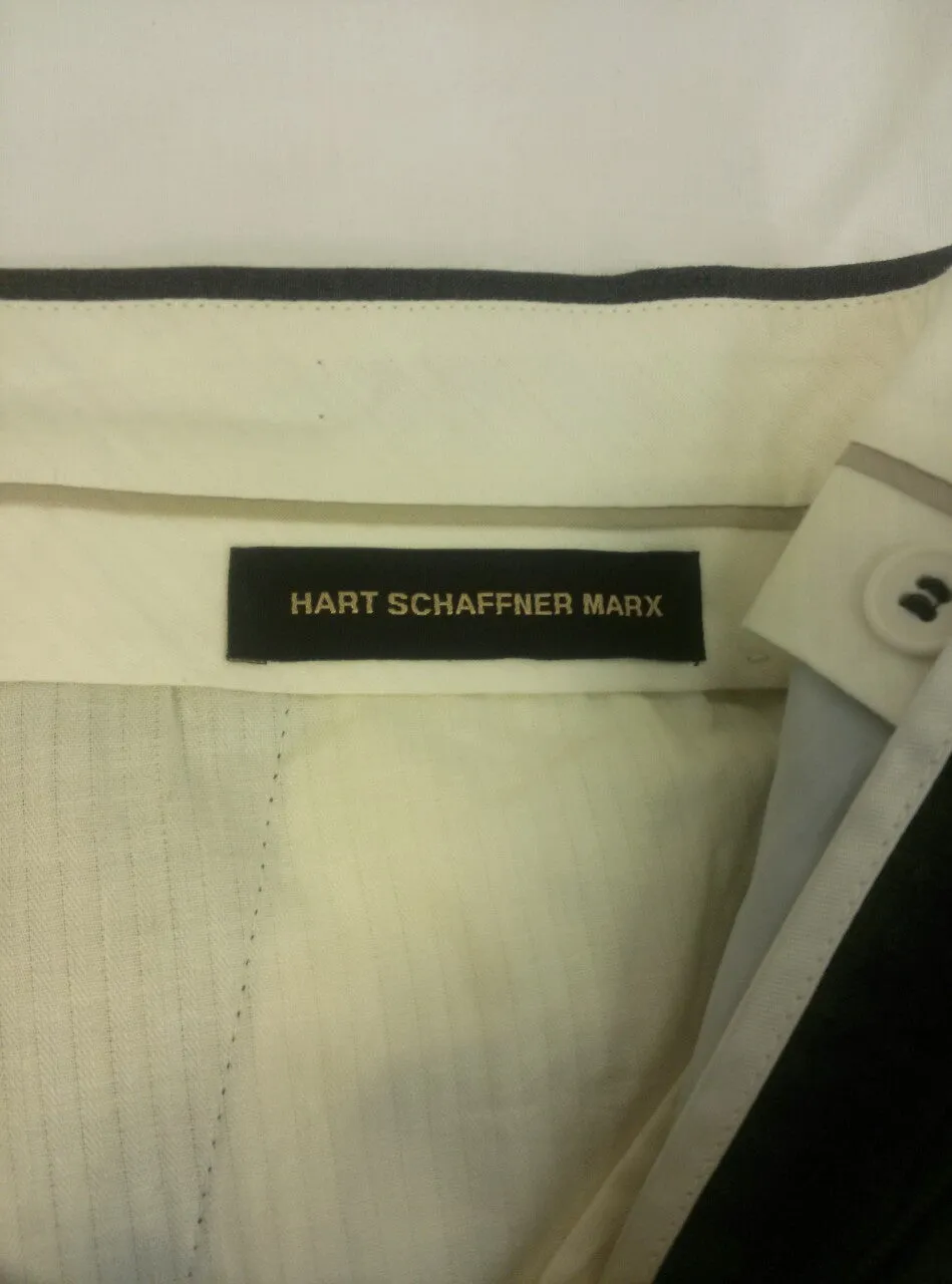 New- Hartmarx Charcoal Gray, Plain Front Dress Trousers- size 36