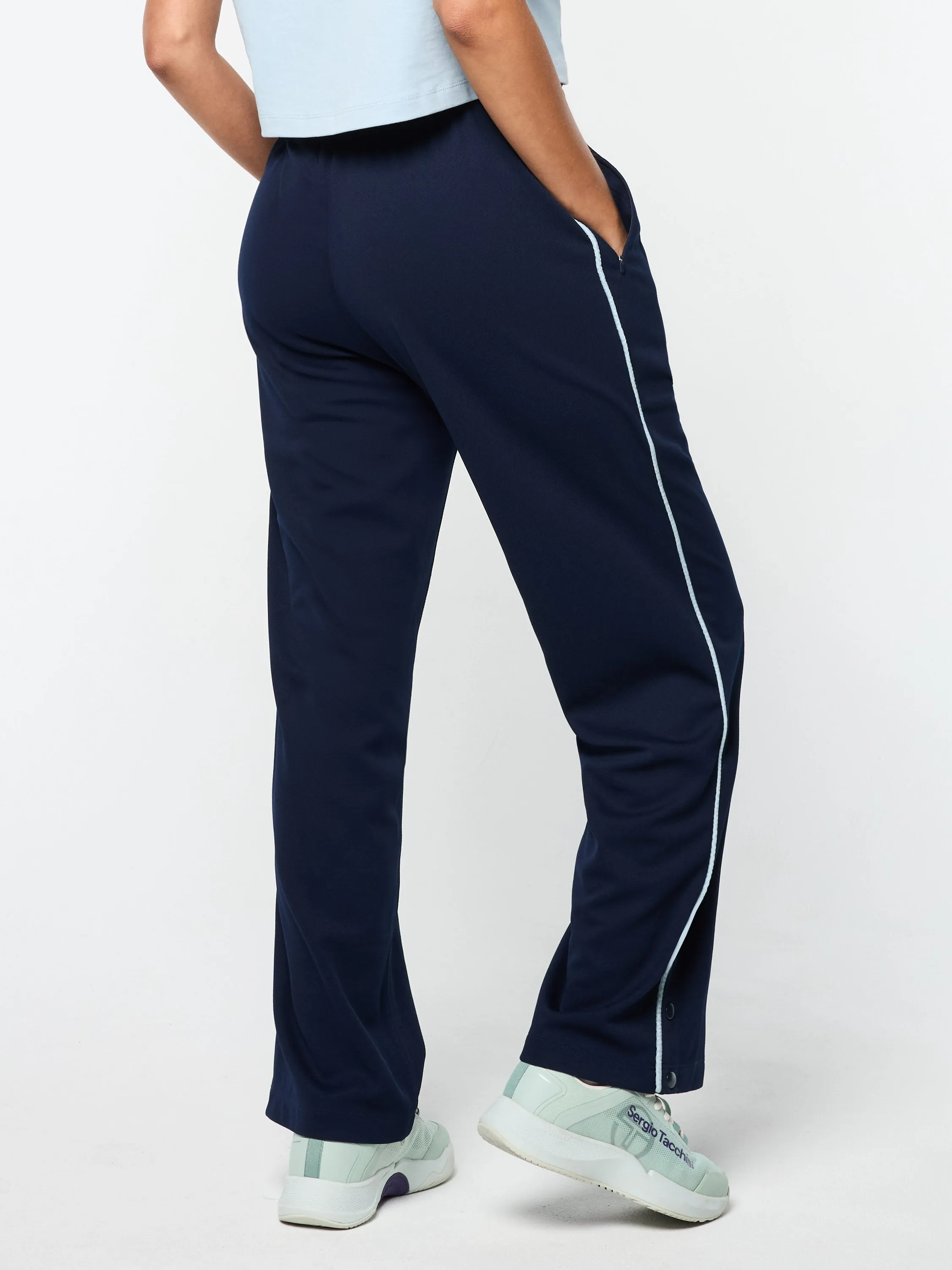 Pavia Twill Track Pant- Maritime Blue