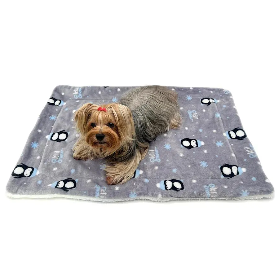 Penguins Ultra Plush Dog Blanket