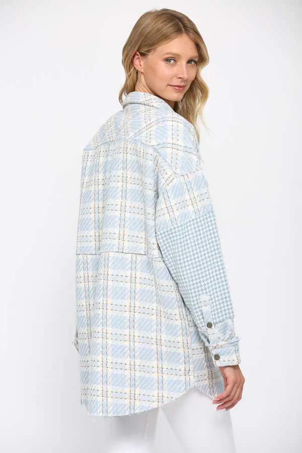 Plaid Tweed Shacket