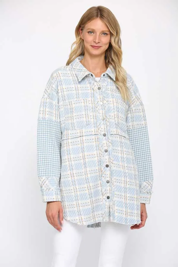 Plaid Tweed Shacket